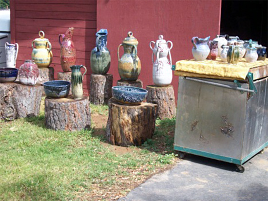 Pottery Display